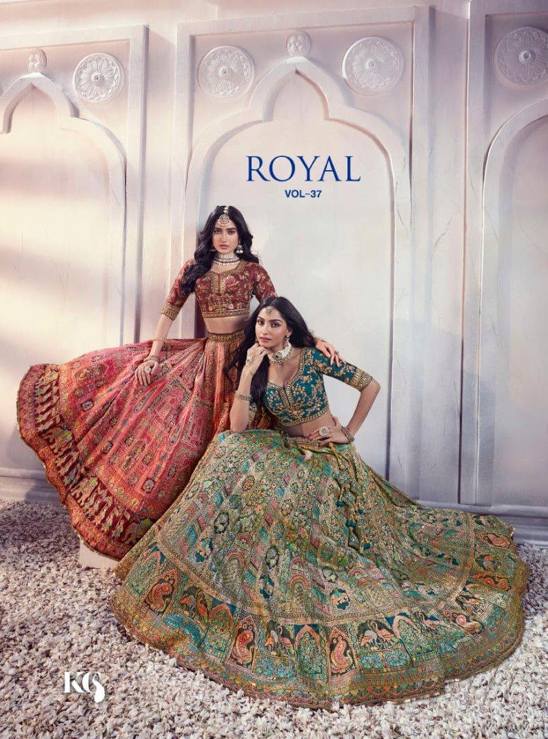 ROYAL VOL-37 BY ROYAL DOLA SILK LEHENGA CHOLI WHOLESALER IN INDIA 1
