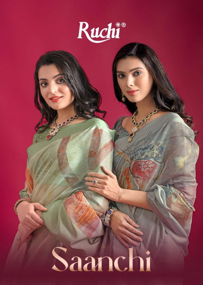 RUCHI SAANCHI 33201 TO 33206 DESIGNER PRINTED SAREE WHOLESALER IN SURAT 1