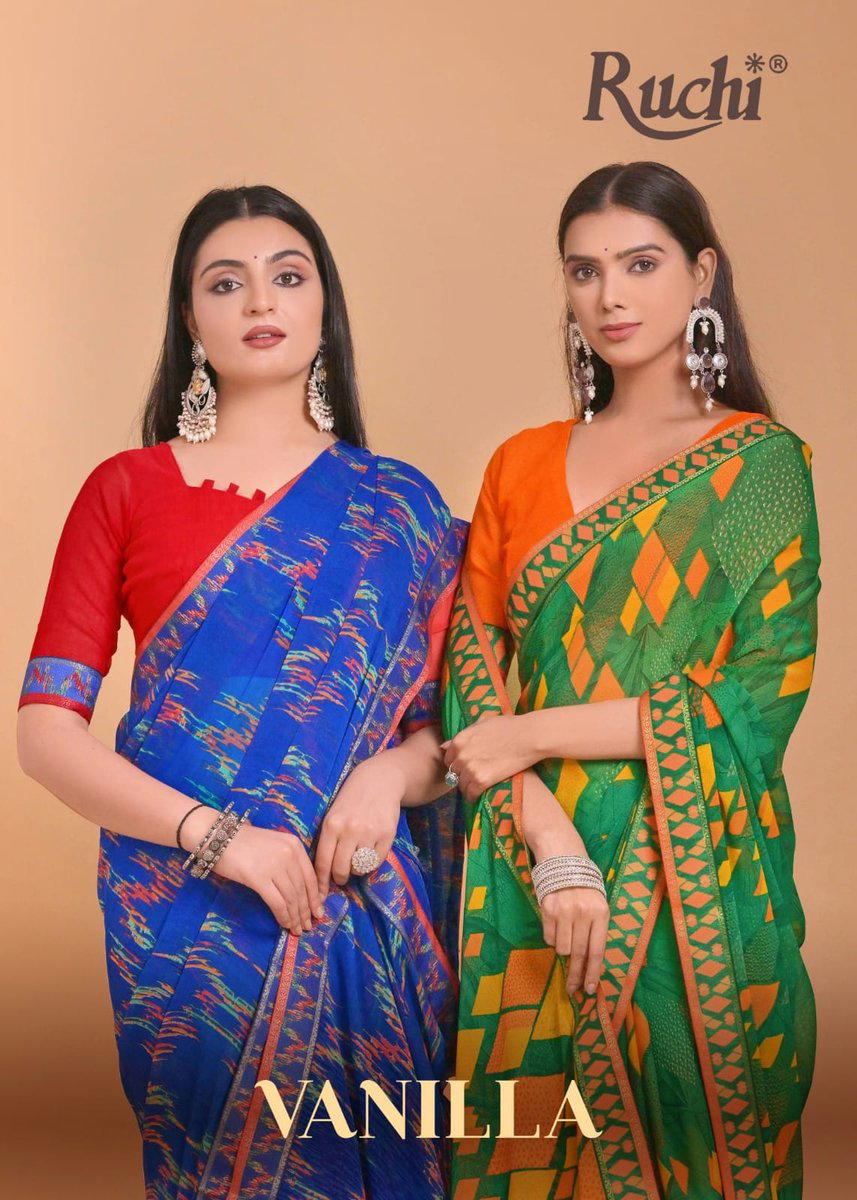 RUCHI VANILLA VOL-07 32701A TO 32706B DESIGNER SAREE WHOLESALER IN INDIA 1
