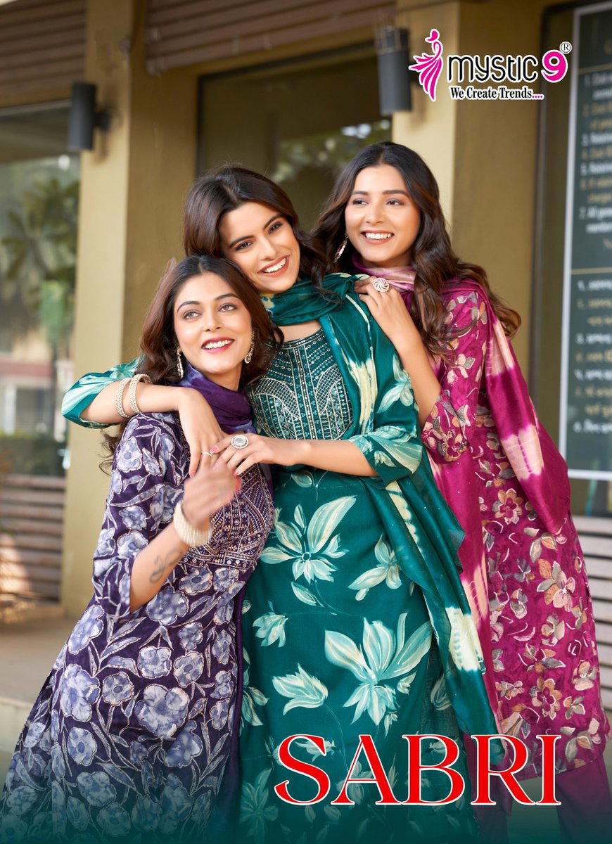 SABRI VOL 6 BY MYSTIC 9 DESIGNER SALWAR SUIT WHOLESALER IN INDIA 1