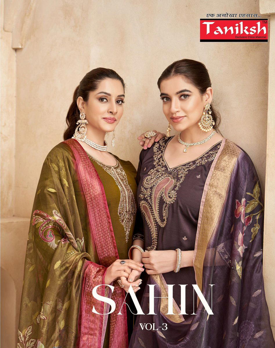SAHIN VOL 3 BY TANIKSH DESIGNER SALWAR SUIT WHOLESALER IN INDIA 1