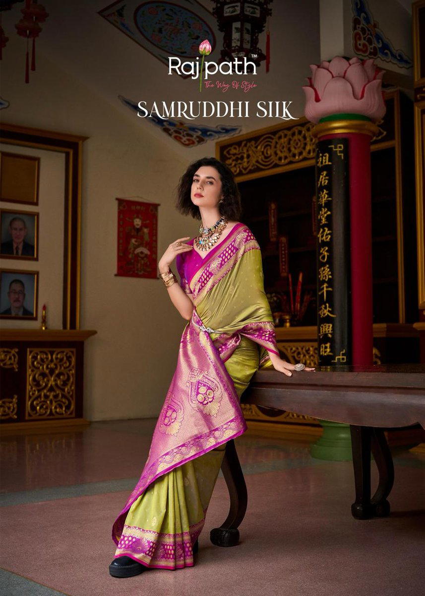 SAMRUDDHI SILK BY RAJPATH FABRIC DESIGNER BANARSI SILK SAREES WHOLESALER IN INDIA 1