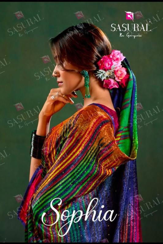 SASURAL SOPHIA 501 TO 506 DESIGNER SAREE WHOLESALER IN INDIA 1
