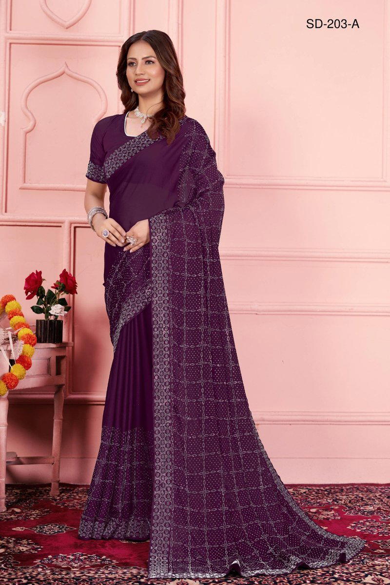 D.NO. SD-203A TO SD-203D BY SUMA DESIGNER SILK SAREE WHOLESALER IN INDIA 1