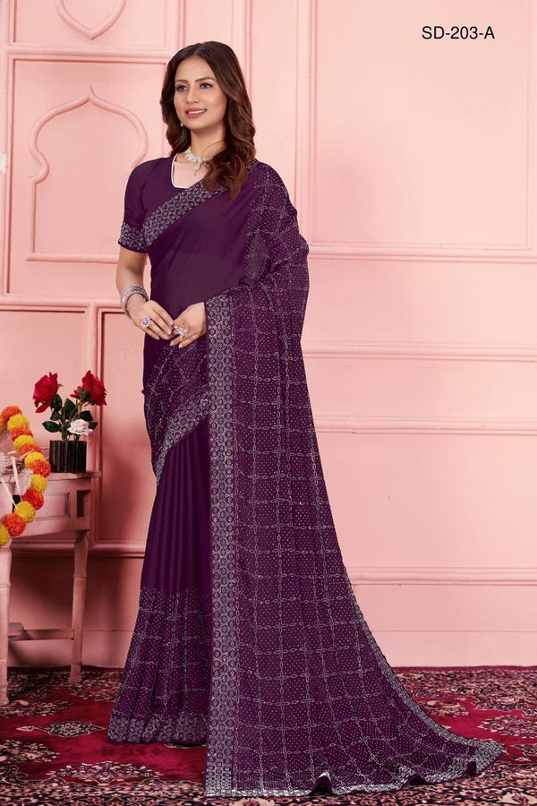 D.NO. SD-203A TO SD-203D BY SUMA DESIGNER SILK SAREE WHOLESALER IN INDIA