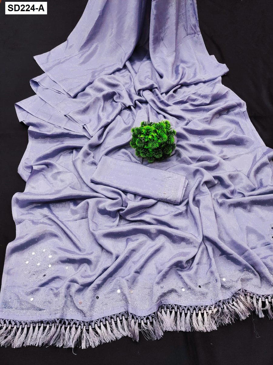 SUMA DESIGNER SD224-A & SD-224B DESIGNER CHINNON SAREE WHOLESALER IN INDIA 1