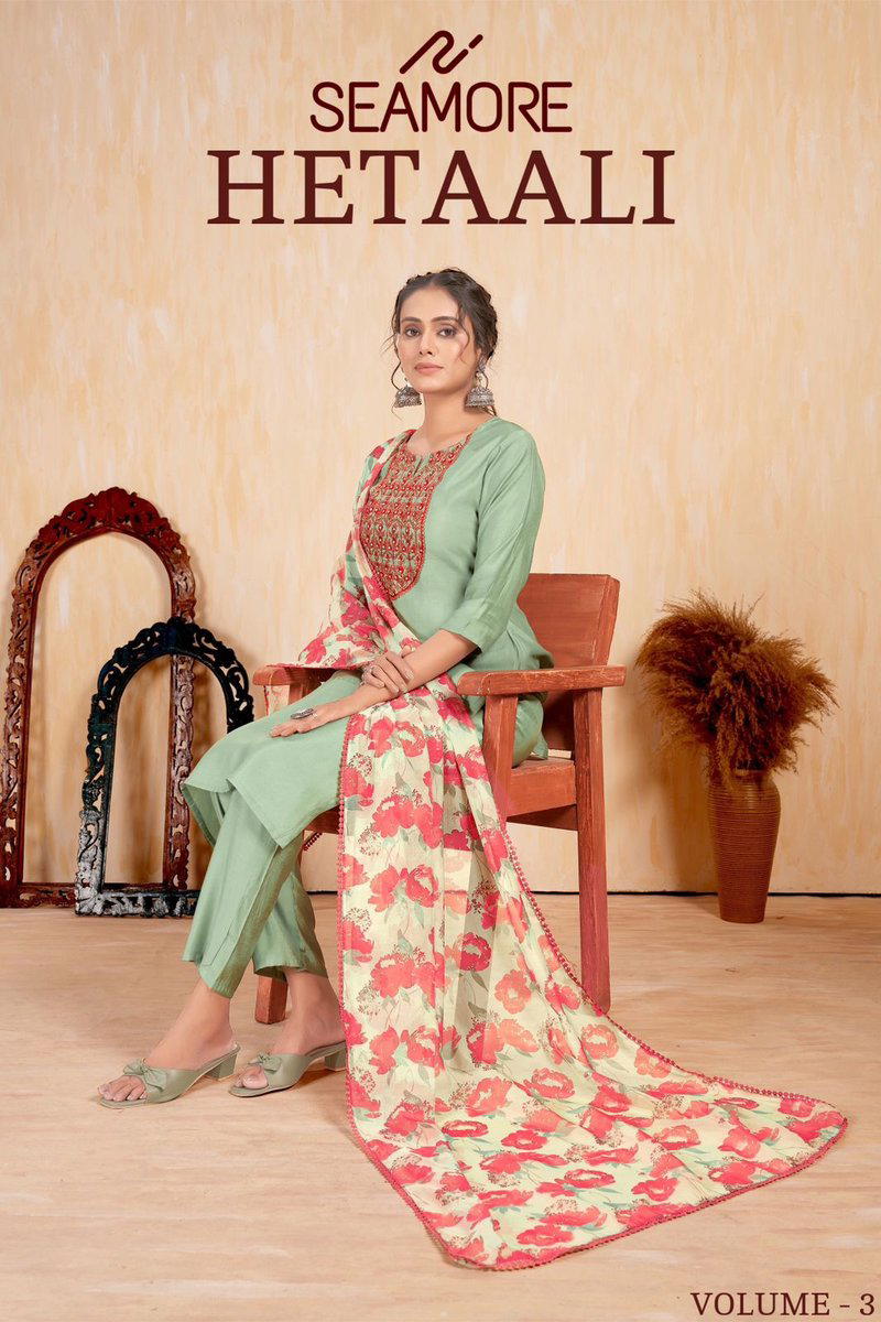 HETAALI VOL 3 by SEAMORE EMBROIDERY SALWAR KAMEEZ WHOLESALER IN INDIA 1