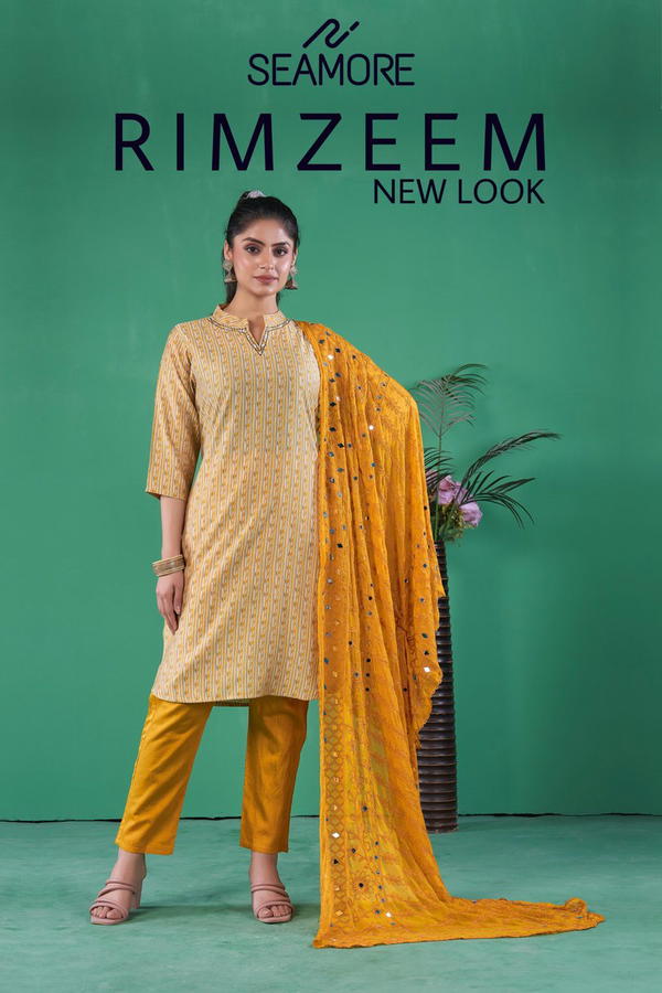 SEAMORE RIMZEEM 40001 TO 40003 DESIGNER SALWAR SUIT WHOLESALER IN SURAT