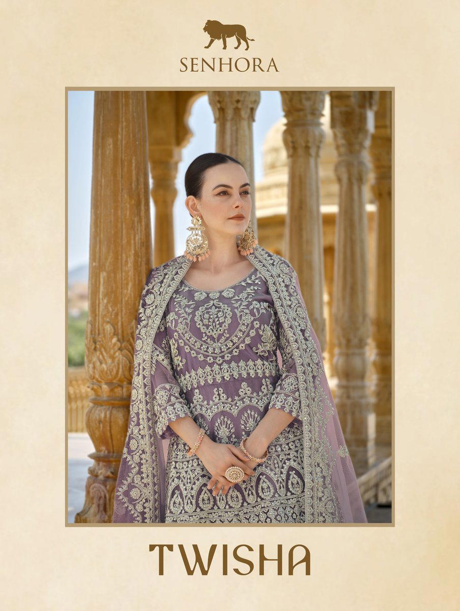 TWISHA BY SENHORA BUTTERFLY NET ANARKALI SALWAR KAMEEZ WHOLESALER IN INDIA 1