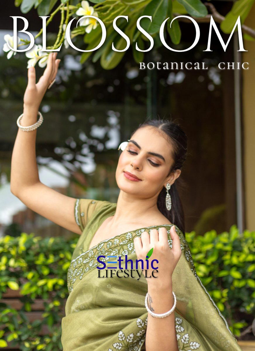 SETHNIC BLOSSOM 38001 TO 38003 DESIGNER SAREE WHOLESALER IN INDIA 1