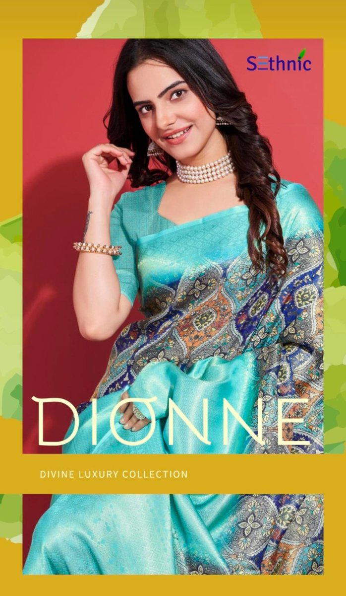 DIONNE VOL-01 BY SETHNIC DIGITAL PRINTED SAREE WHOLESALER IN SURAT 1