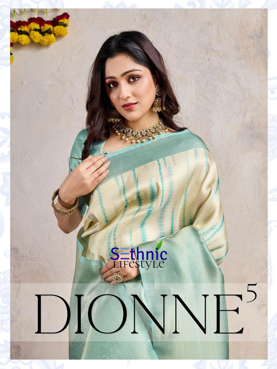 SETHNIC DIONNE VOL-05 22024 TO 22027 DESIGNER BANARASI SILK SAREE WHOLESALER IN SURAT 1