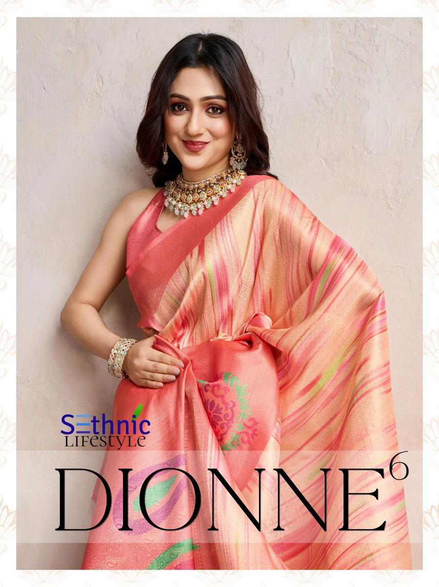 SETHNIC DIONNE VOL-06 22028 TO 22031 WEAVING SILK SAREE WHOLESALER IN INDIA 1