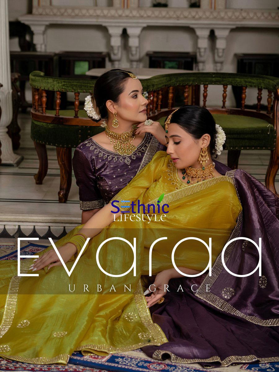 SETHNIC EVARAA 78001 TO 78004 DESIGNER SAREE WHOLESALER IN INDIA 1