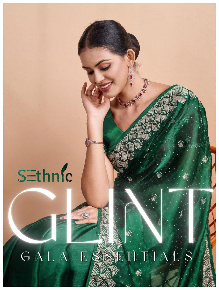 SETHNIC GLINT 30001 TO 30004 DESIGNER SAREE WHOLESALER IN INDIA 1