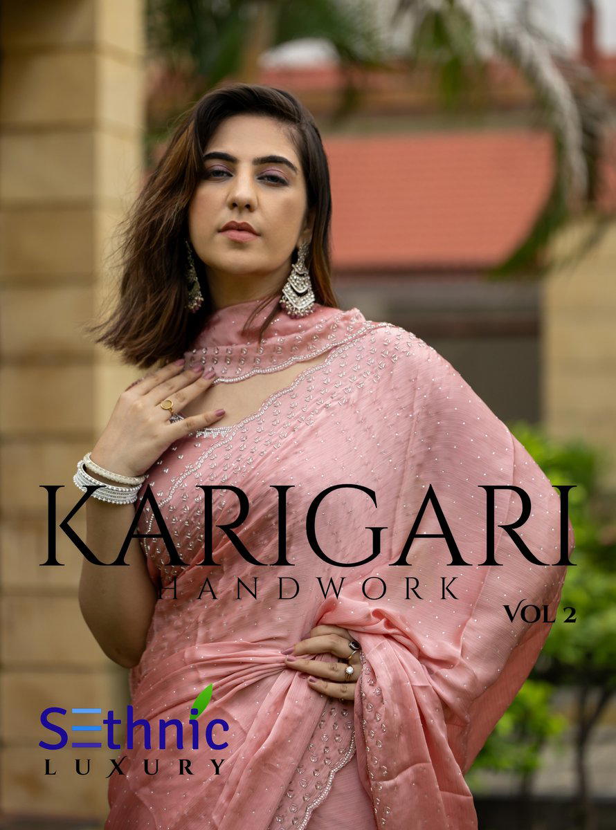 SETHNIC KARIGARI VOL-02 33005 TO 33008 DESIGNER SAREE WHOLESALER IN INDIA 1
