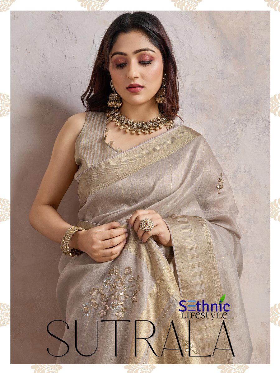 SETHNIC SUTRALA 60001 & 60002 DESIGNER SAREE WHOLESALER IN INDIA 1