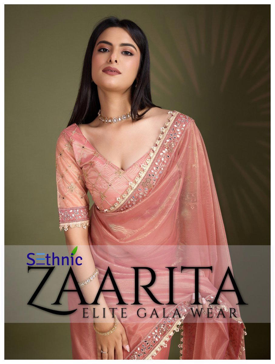 SETHNIC ZAARITA 42001 TO 42004 DESIGNER SAREE WHOLESALER IN INDIA 1