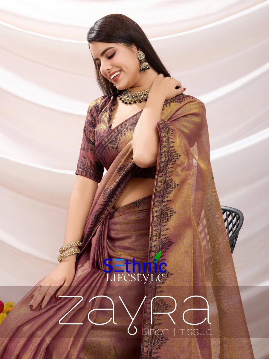 SETHNIC ZAYRA 66001 TO 66008 DESIGNER SAREE WHOLESALER IN INDIA 1