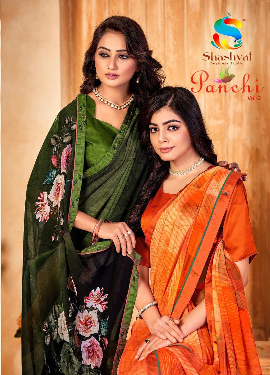 PANCHI VOL 02 BY SHASHVAT SILK SAREE MANUFACTURER IN INDIA 1