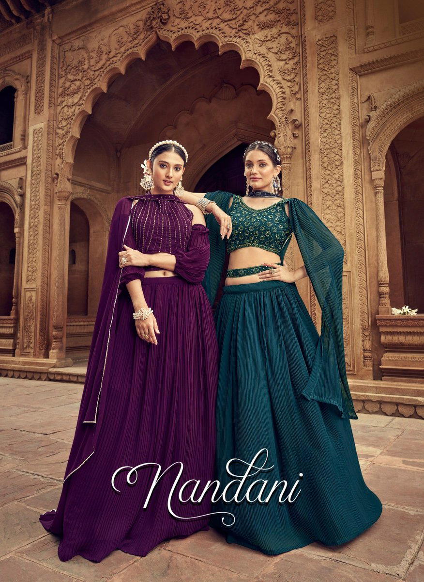 NANDANI BY SHREEMATEE FASHION PRINTED LEHENGA CHOLI WHOLESALER IN INDIA 1