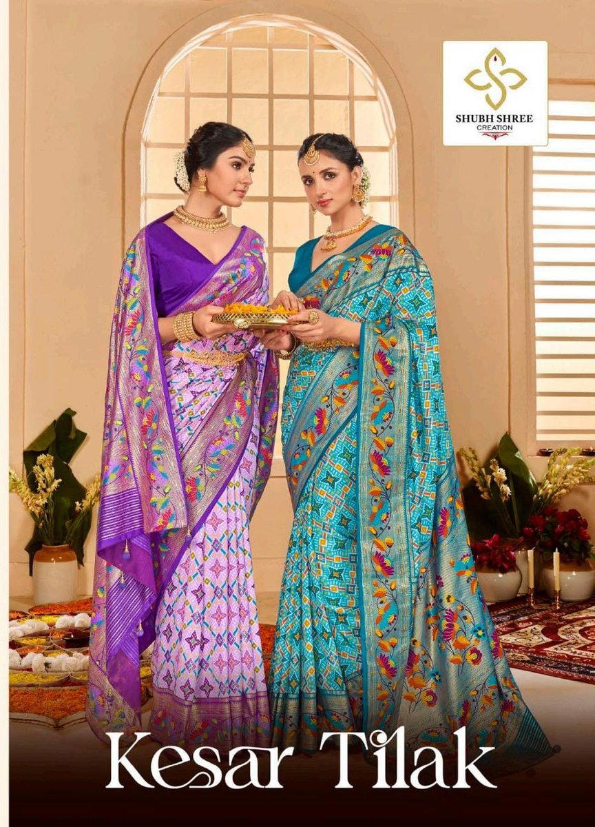KESAR TILAK BY SHUBH SHREE SILK SAREE WHOLESALER IN INDIA 1