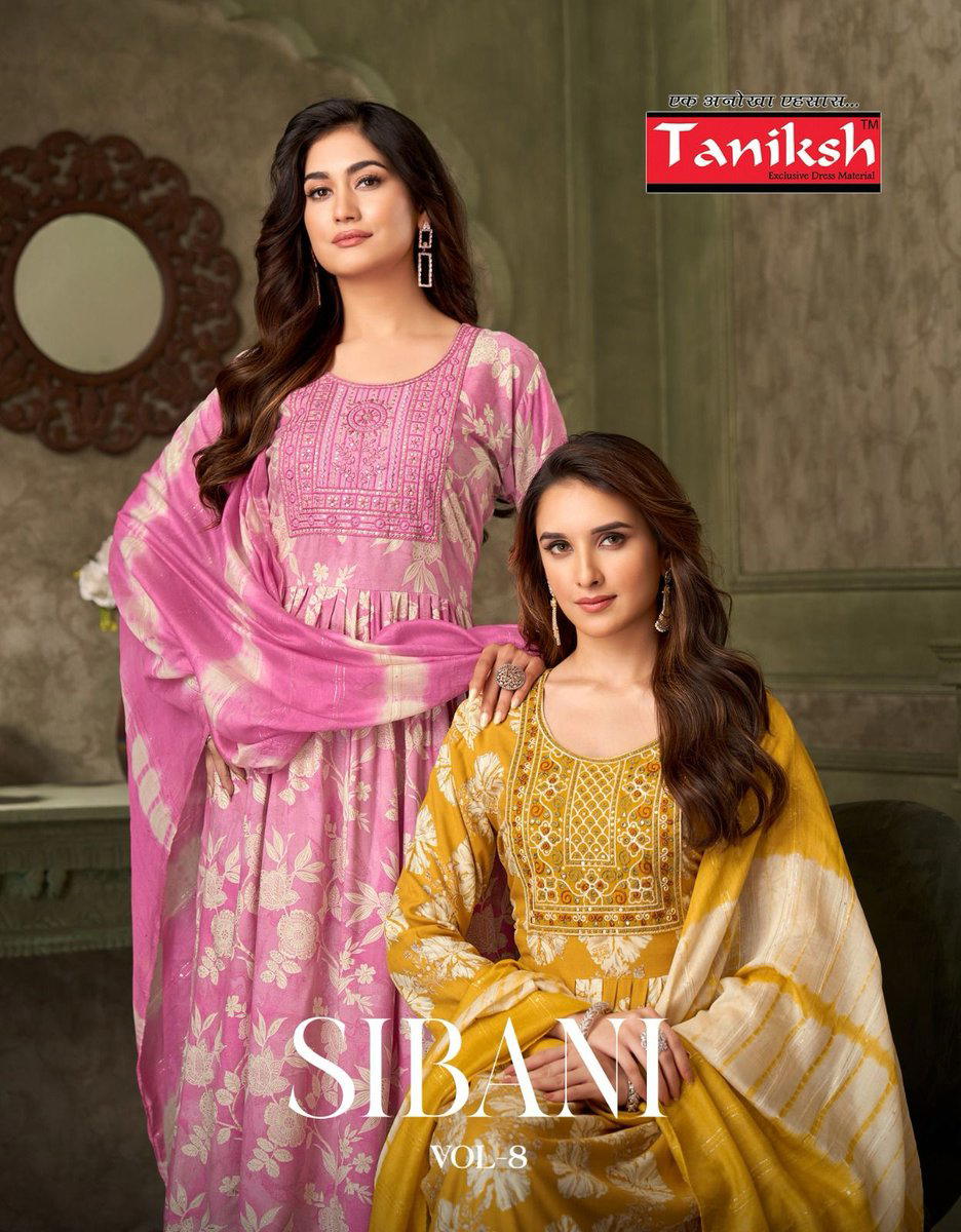 SIBANI VOL 8 BY TANIKSH DESIGNER SALWAR SUIT WHOLESALER IN INDIA 1