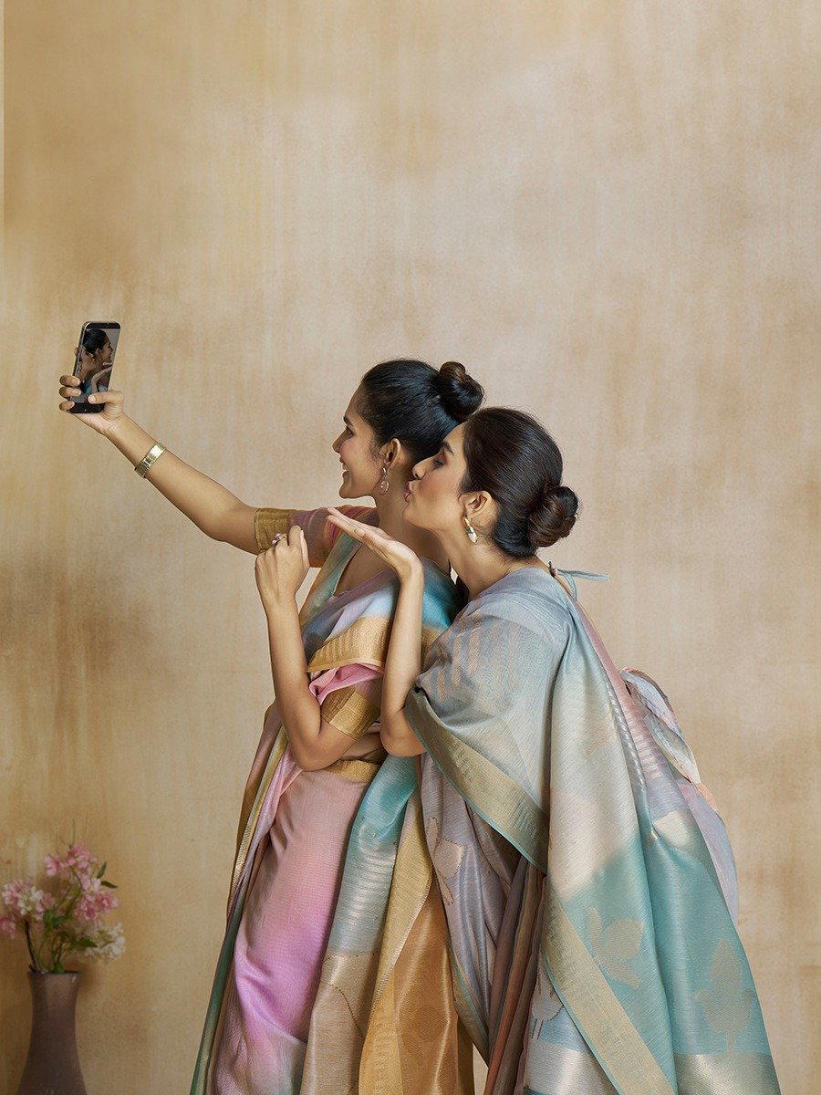 RAJPATH WATERMELON SILK 920001 TO 920006 DESIGNER SILK SAREE WHOLESALER IN INDIA 1
