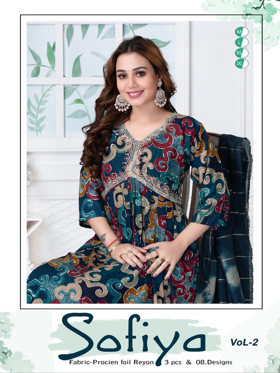SOFIYA VOL.2.1.0 BY FT DESIGNER RAYON PRINT KURTIS WHOLESALER IN INDIA 1