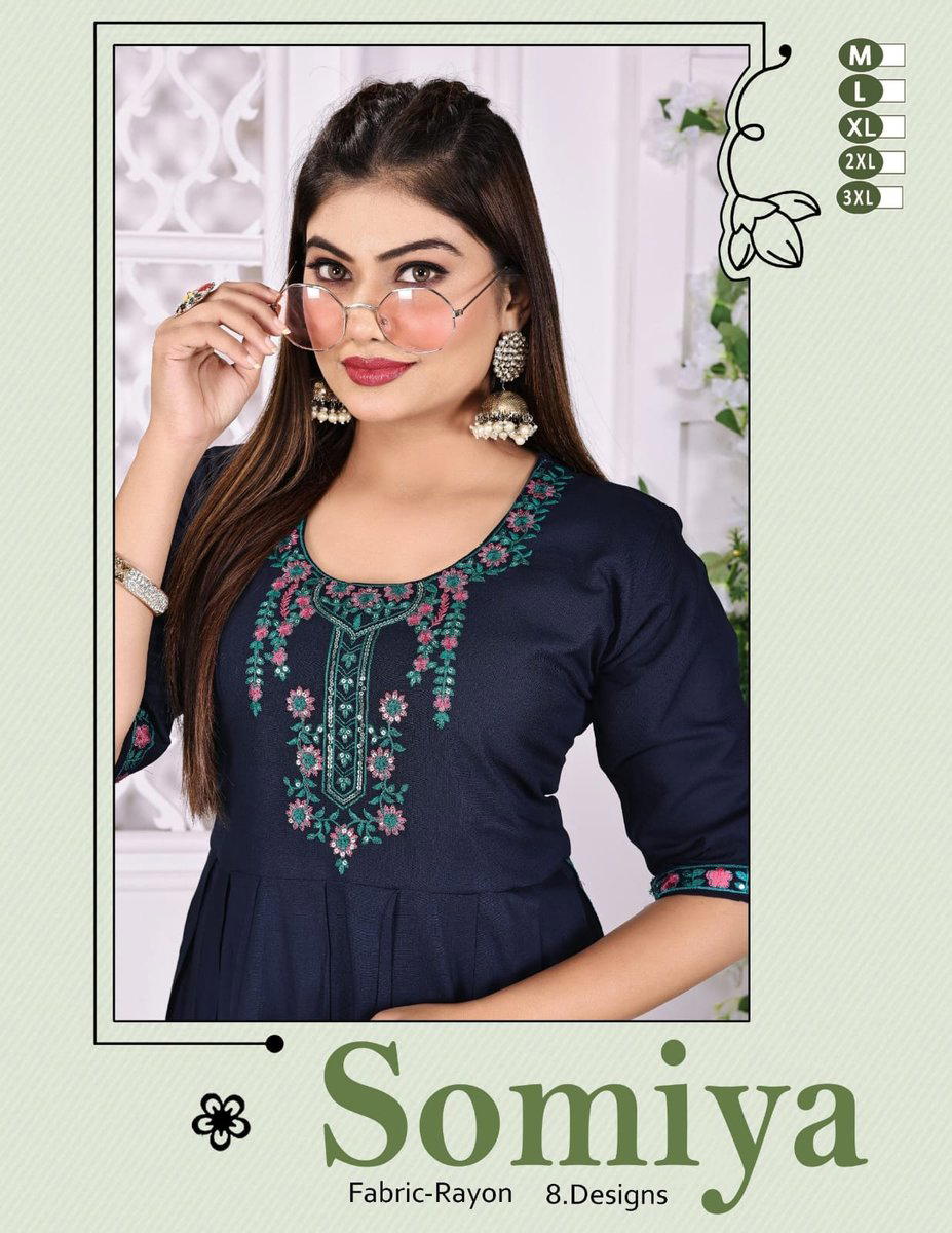 SOMIYA BY FT DESIGNER RAYON KURTIS WHOLESALER IN INDIA 1