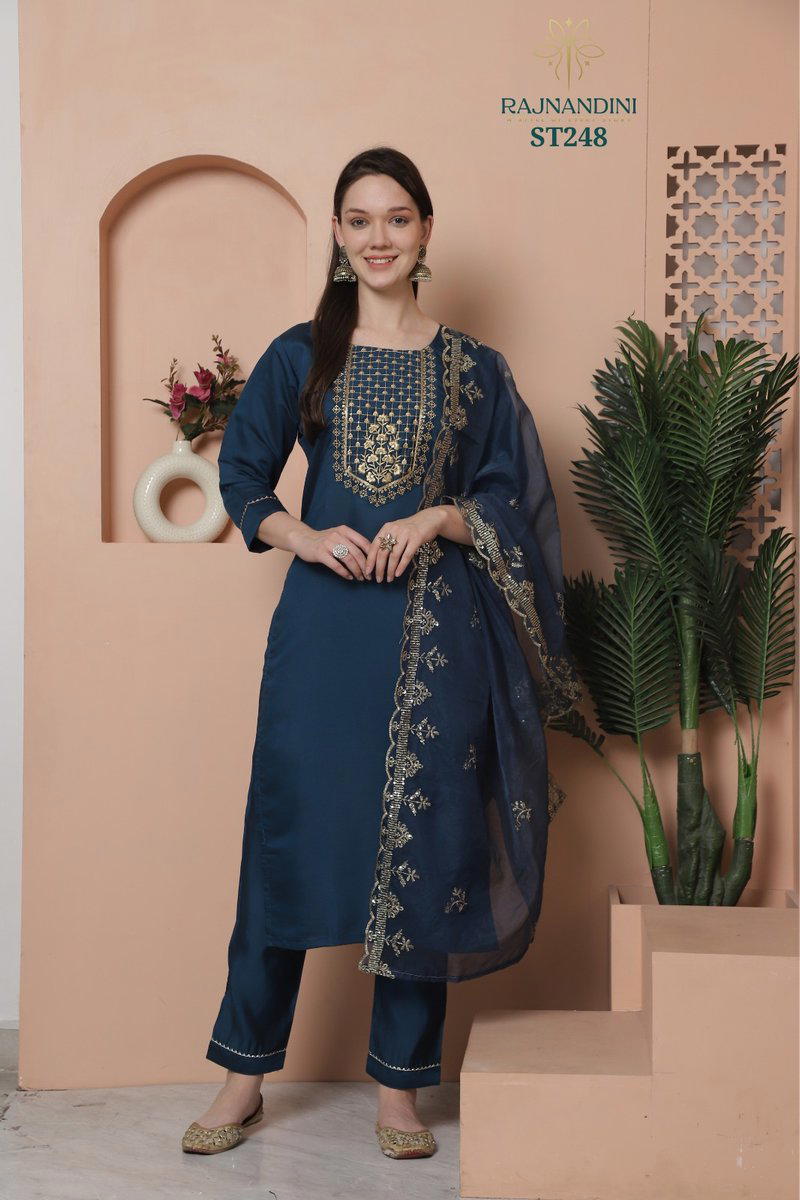 RAJNANDINI RAASI ST244 TO ST249 DESIGNER SALWAR SUIT WHOLESALER IN INDIA 1