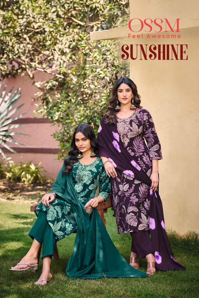 SUNSHINE  BY OSSM DESIGNER COTTON SALWAR SUIT WHOLESALER IN INDIA 1