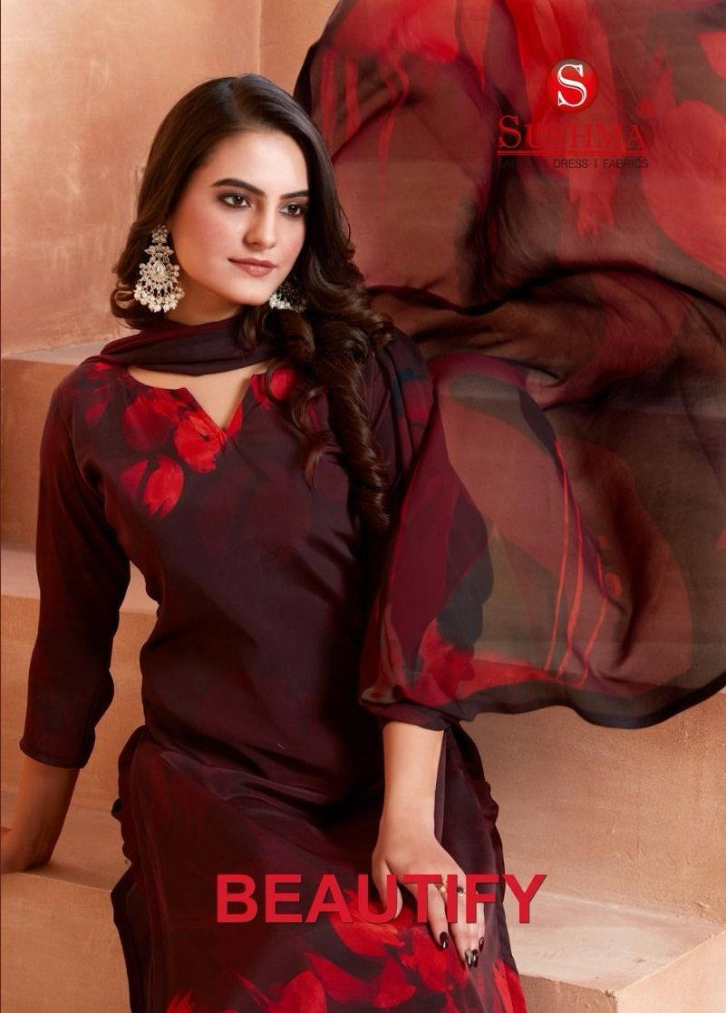 BEAUTIFY BY SUSHMA DIGITAL PRINTED CREPE SALWAR KAMEEZ MANUFACTURER IN INDIA 1