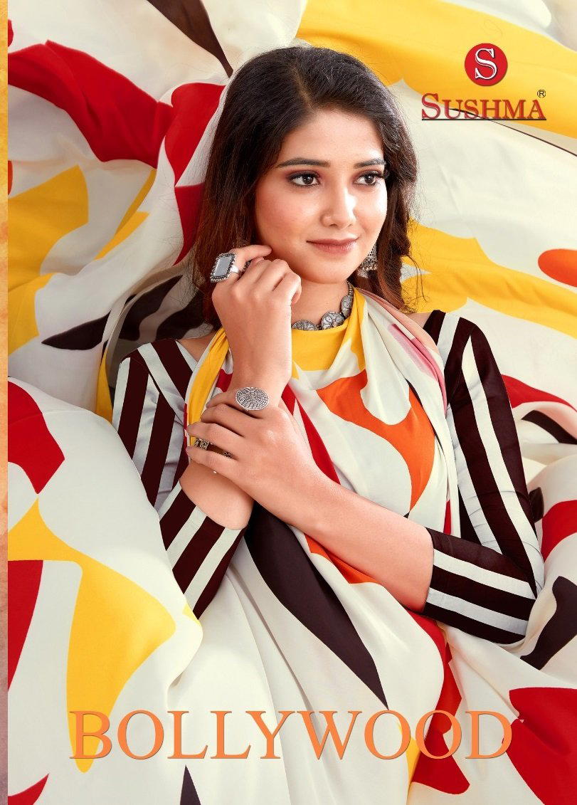 BOLLYWOOD BY SUSHMA CREPE SAREE MANUFACTURER IN INDIA 1