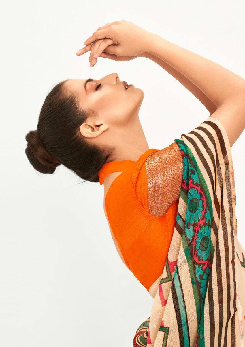 Silver Chanderi by rajyog designer saree wholesaler in surat 1