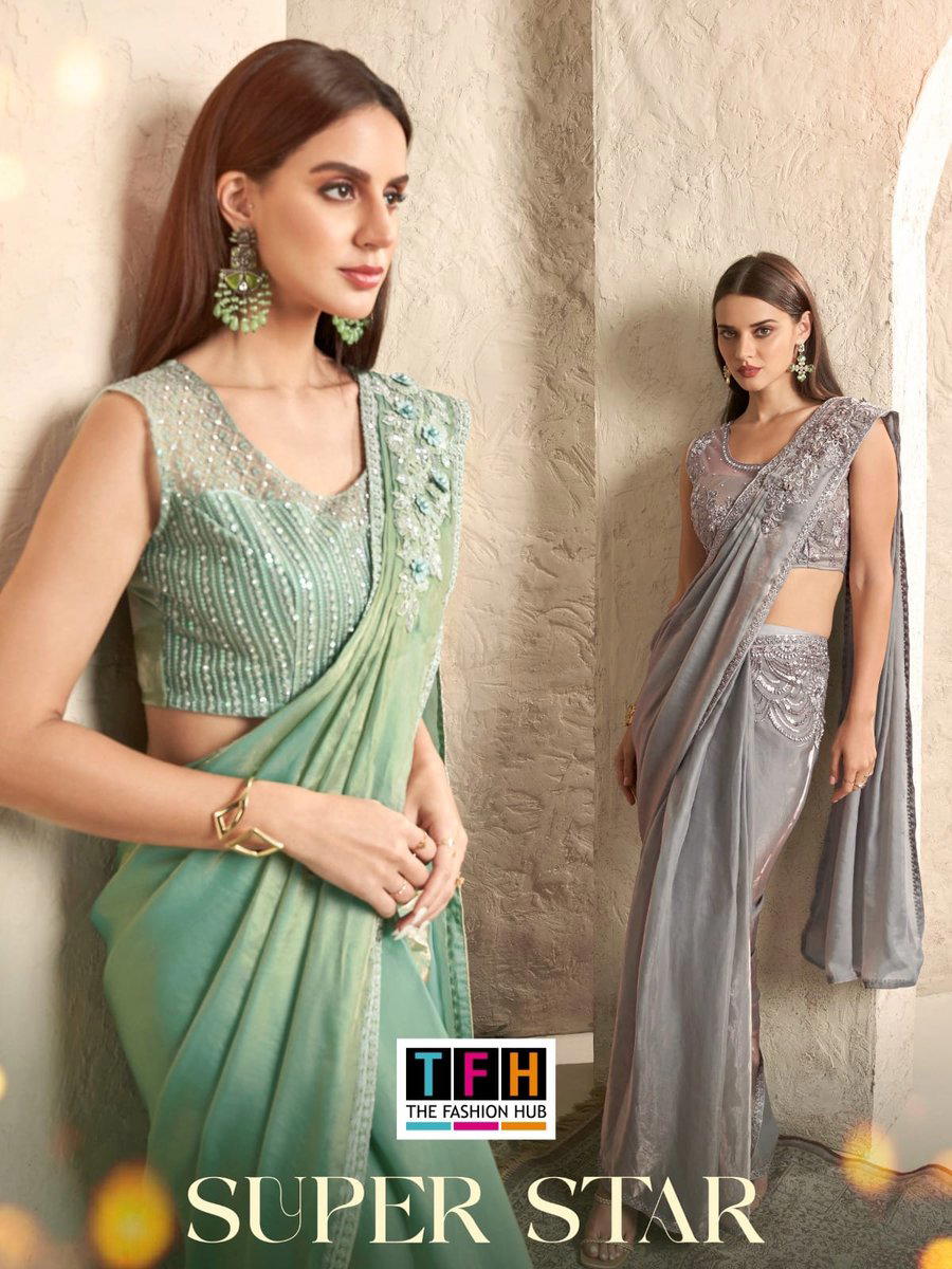 SUPER STAR VOL-02 BY TFH SILK SAREE WHOLESALER IN INDIA 1