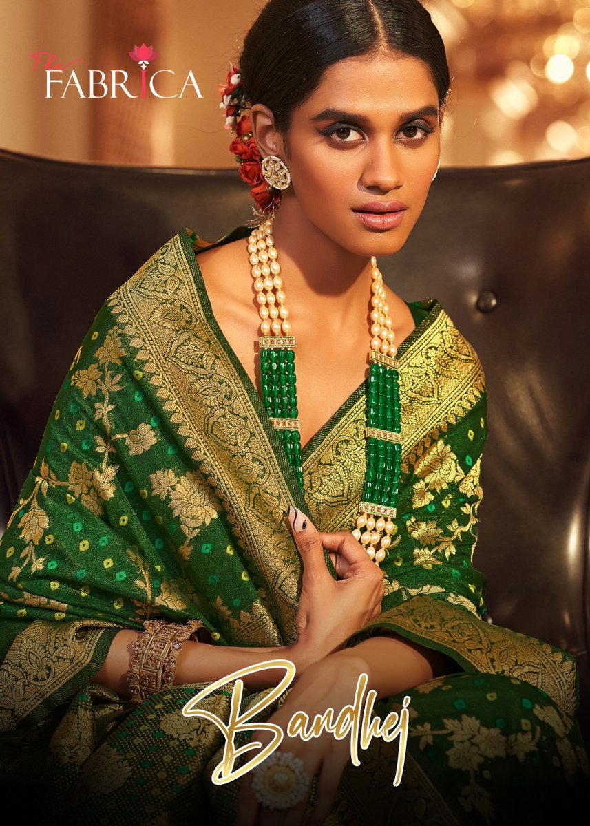 BANDHEJ BY FABRICA CHIFFON SAREE MANUFACTURER IN INDIA 1