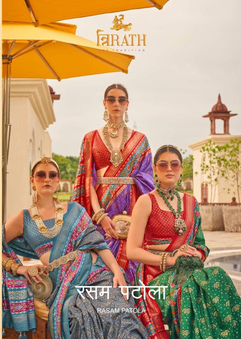 RASAM PATOLA BY TRIRATH SILK SAREE MANUFACTURER IN INDIA 1