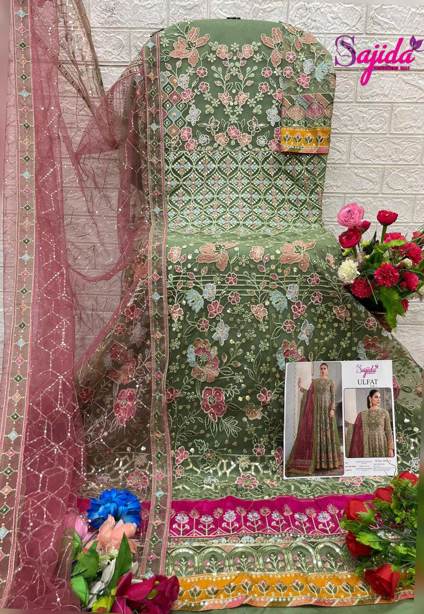 ULFAT-VOL-1 BY SAJIDA DESIGNER SALWAR SUIT WHOLESALER IN INDIA 1