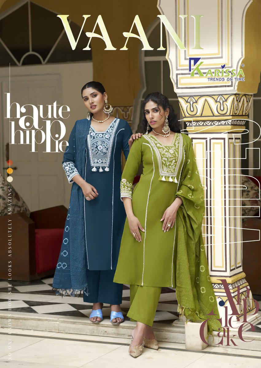 VAANI BY KARISSA DESIGNER LINEN SALWAR SUIT WHOLESALER IN INDIA 1