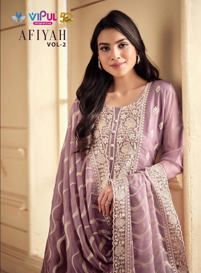 AFIYAH VOL-02 BY VIPUL EMBROIDERY SALWAR KAMEEZ MANUFACTURER IN INDIA 1