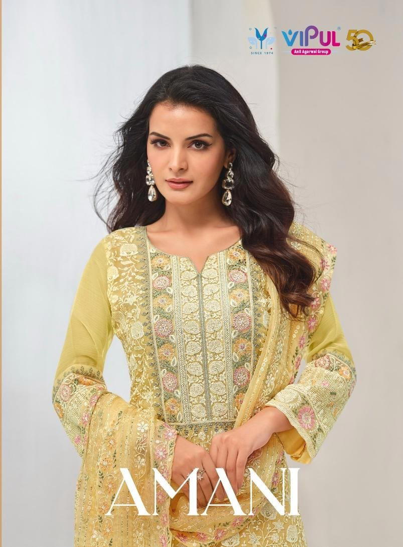 VIPUL AMANI 5981 TO 5986 DESIGNER SALWAR SUIT WHOLESALER IN SURAT 1