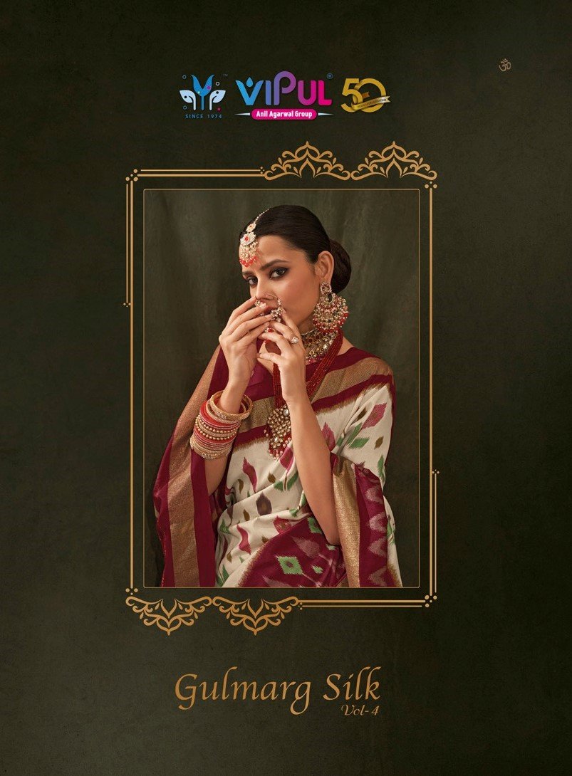GULMARG SILK VOL 4 BY VIPUL PRINTED SAREE WHOLESALER IN SURAT 1