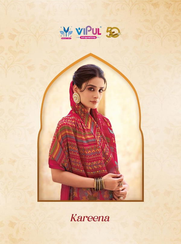 VIPUL KAREENA 83106 TO 83117 DESIGNER SATIN SAREE WHOLESALER IN INDIA