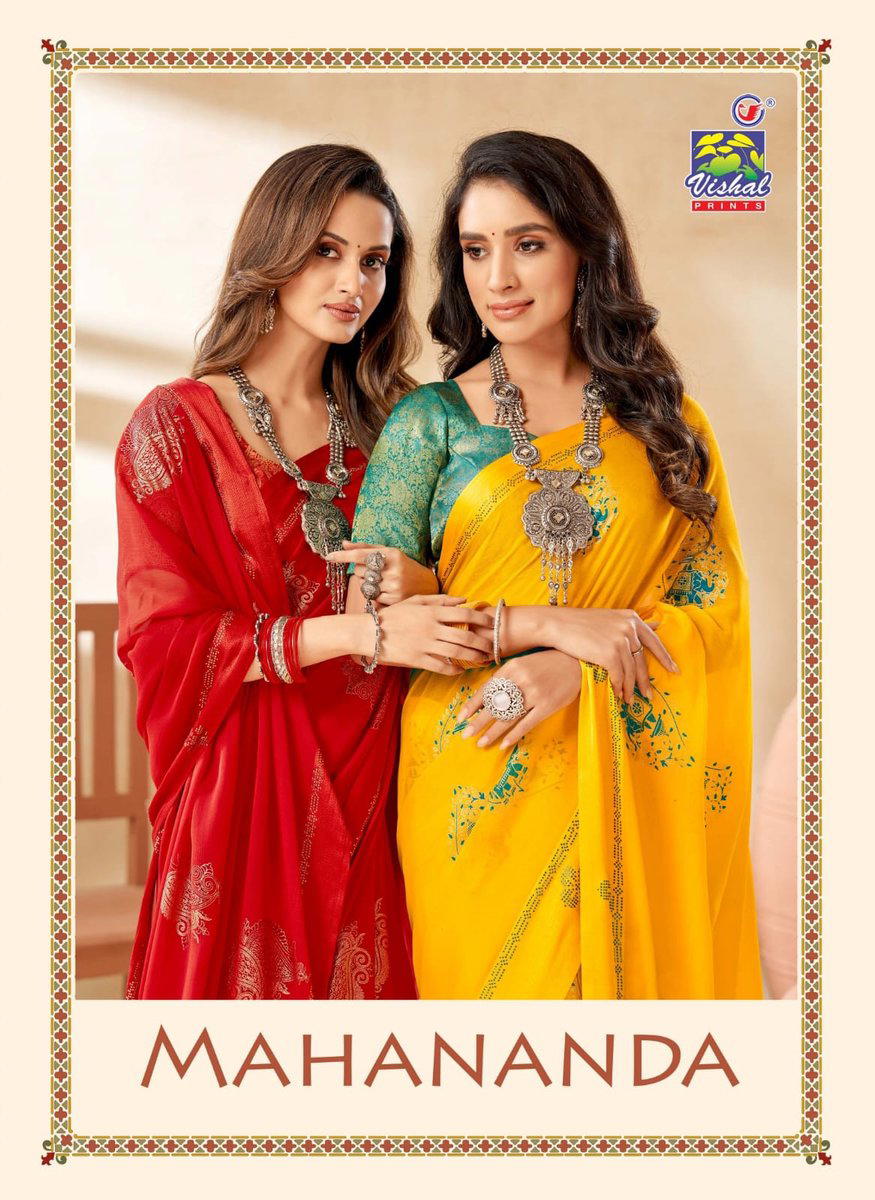 MAHANANDA BY VISHAL SAREES PRINTED SAREE MANUFACTURER IN INDIA 1