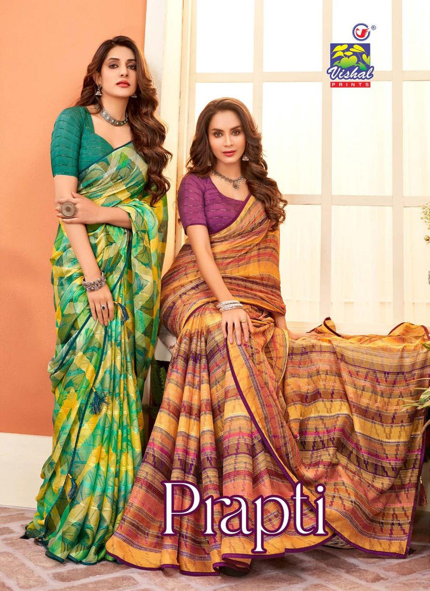 PRAPTI BY VISHAL SAREES PRINTED SAREE MANUFACTURER IN INDIA 1