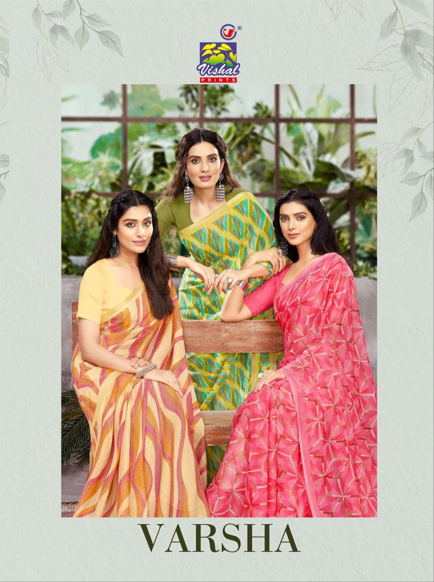 VARSHA BY VISHAL SAREE PRINT SAREE MANUFACTURER IN INDIA 1