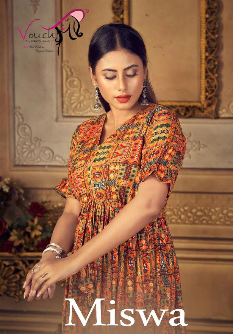 MISWA BY VOUCH PRINTED KURTI MANUFACTURER IN INDIA 1