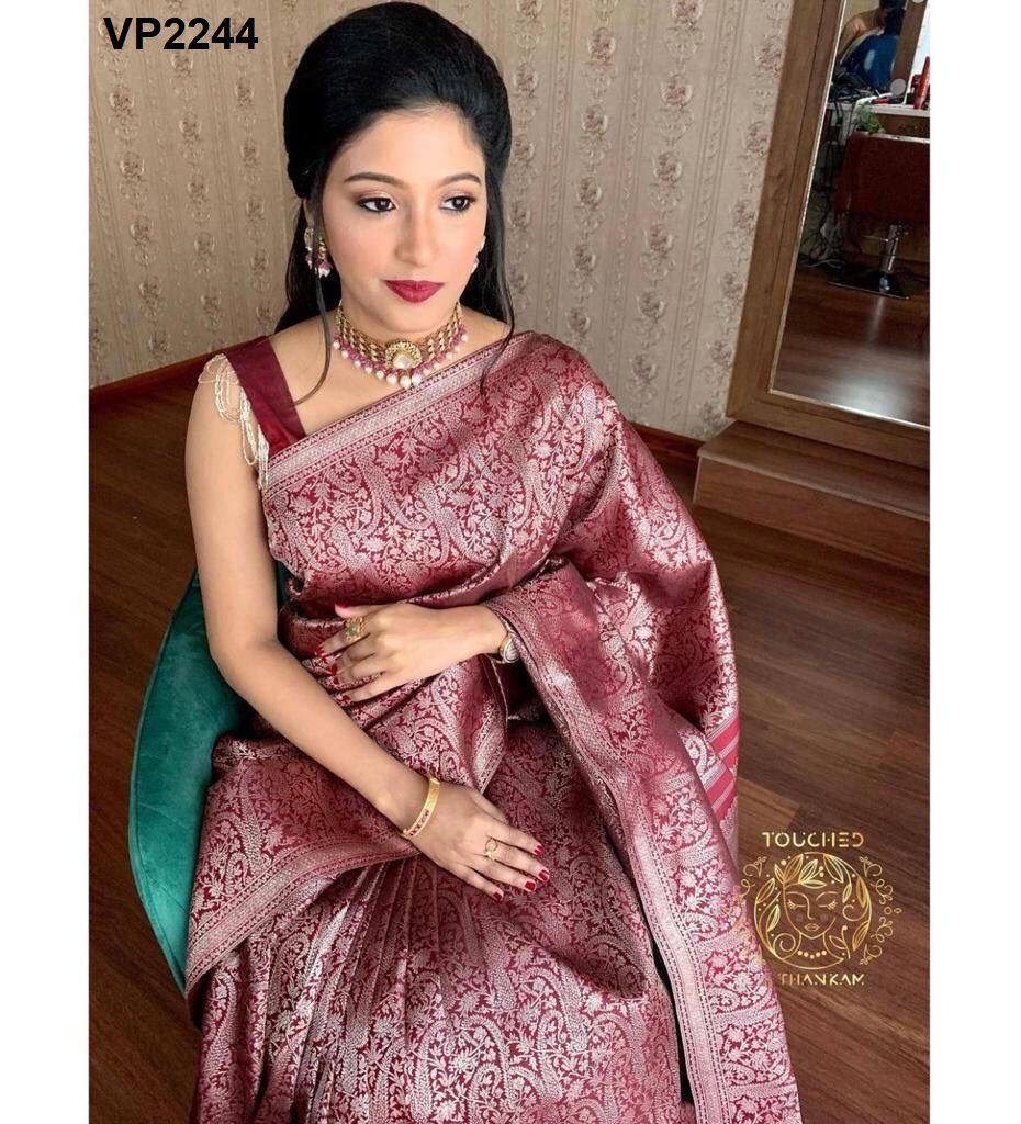 D.NO. VP2244 BY FASHION BERRY SILK SAREE WHOLESALER IN INDIA 1