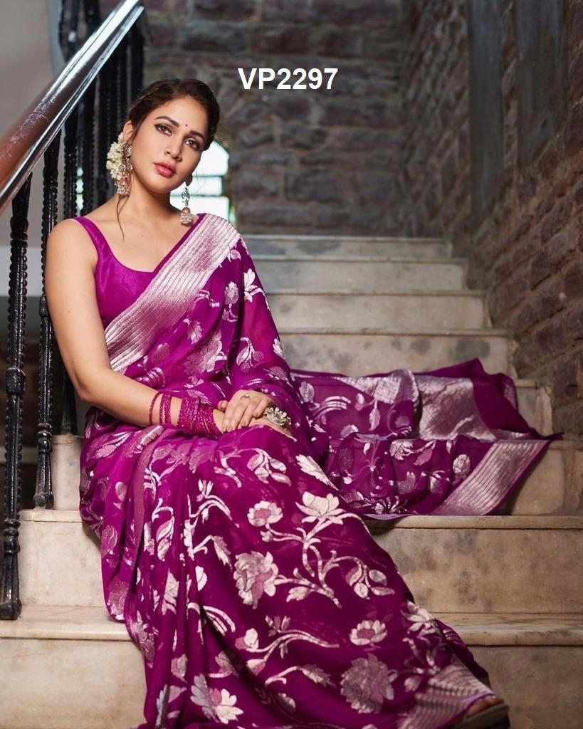 D.NO. VP2297 BY FASHION BERRY SILK SAREE WHOLESALER IN INDIA 1